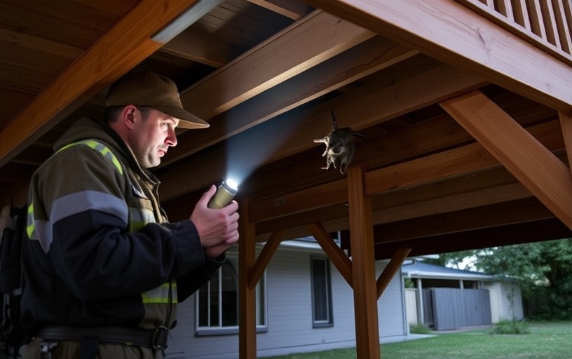 Under Deck Possum Removal in Greenvale